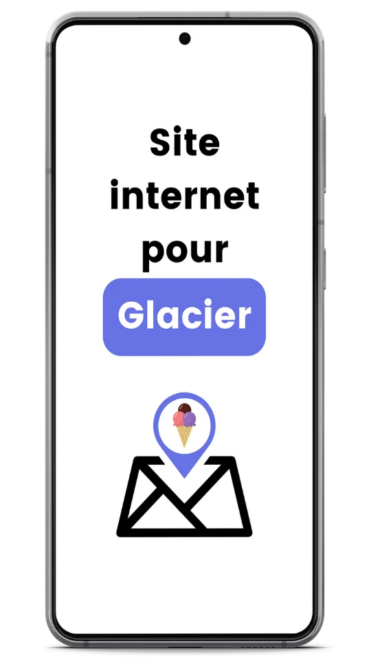 creer site internet responsibe pour glacier